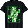 Kleeblatt Dame Spielkarte St. Patrick's Day T-Shirt