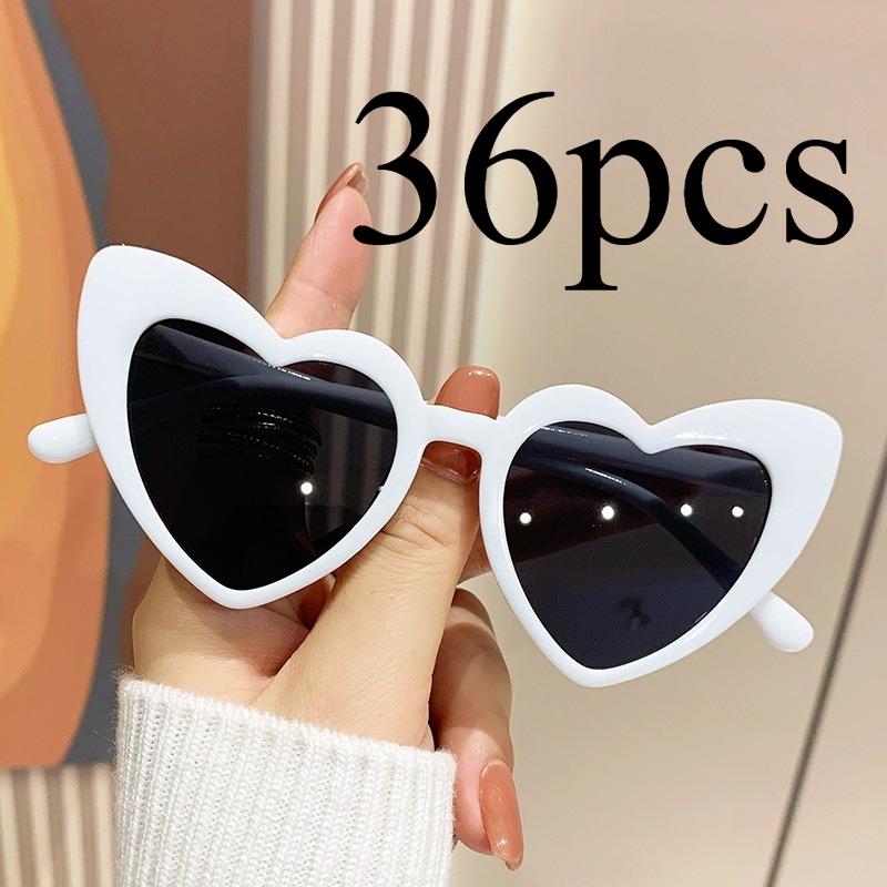 

36pcs Heart shaped frame party glasses suitable for pography weddings dances birthdays