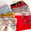 High-End Embroidered Silk Wool Scarf: Korean Style Versatile Winter Shawl & Neck Warmer for Women