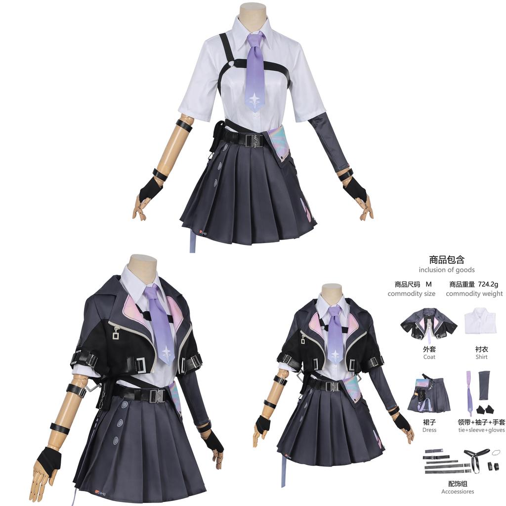 Neverness To Evernessgame Theme Cosplay Costume With Polyester Fabric For Anime And Gaming Fans