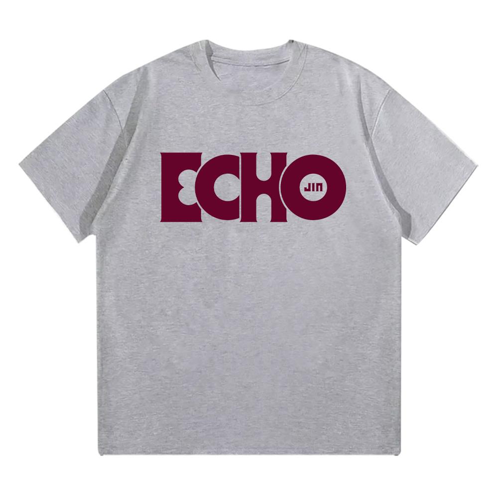 Jin Echo Solo Album T-shirt Fashion Men/Womne New Album 2025 Y2K T-Shirt Unisex High Quality Vintage Cool Cotton Tee Korean Kpop