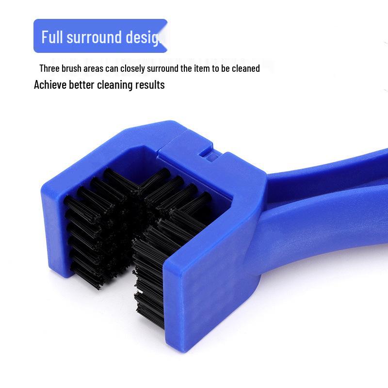 Motorcycle & Bicycle Chain Cleaning Square Head Brush