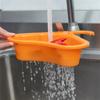 1PC Küche Spüle Abflusskorb Organizer Wasserhahn Halter Sieb Lebensmittel Müll Siebe Ablassen Regal Organisation Zubehör