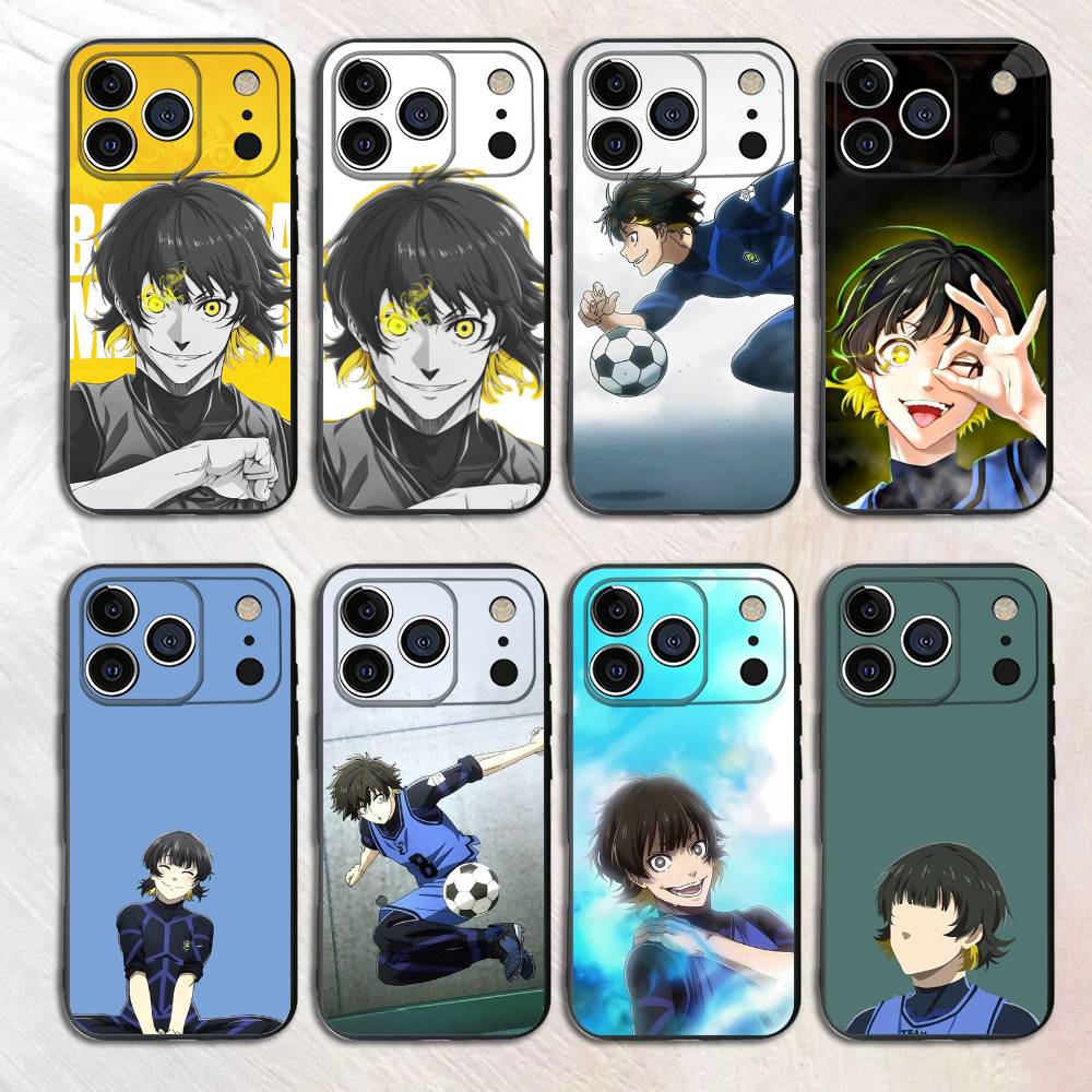 Cute B-Bachira Meguru Silicone Phone Case For iPhone 17,16,15,14,13,12 X XS Plus Pro Max Shockproof Soft Cover