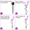 Solar Powered Waterproof Flamingo Spot Supply, Outdoor Courtyard Garden Simulation Decoration, Ground Plug-in Atmosphere Light