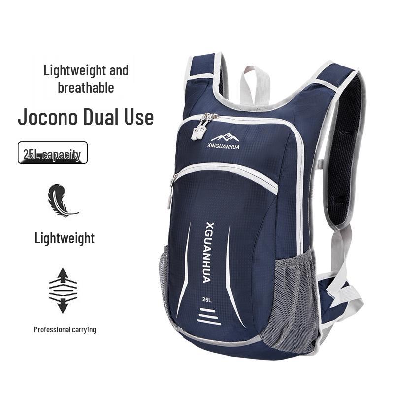 25L Wear-Resistant Outdoor Mountaineering & Cycling Backpack - Breathable, Large Capacity, Portable Double Shoulder Bag
