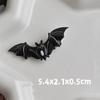 Delicate Skull Bat Hair Clip For A Quirky Halloween Look Resin Hallowmas Costume Details Suitable For Various Occasion