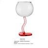 Heart-Shaped Wine Glasses Set of 4 White/Red Wine Goblets for Home Use Creative High-Aesthetic Design Ideal for Daily Drinking A