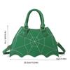 Harajuku Spider Web Shoulder Bag PU Leather Halloween Crossbody Bag Creative Halloween Bag  Ladies