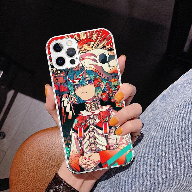 Japanese Style Anime Girl Phone Case For iPhone 17 Air 16 Pro Max 16E 15 + 14 Plus 11 12 13 Mini 7 8 SE Gift Print Cover Fundas