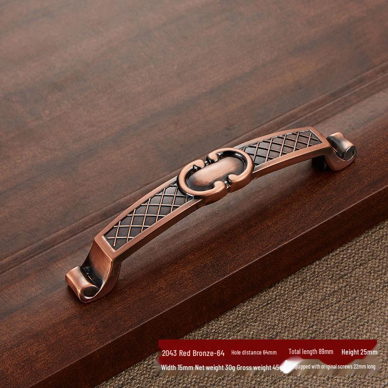 Antique Bronze European & American Zinc Alloy Cabinet Drawer Pull Handle