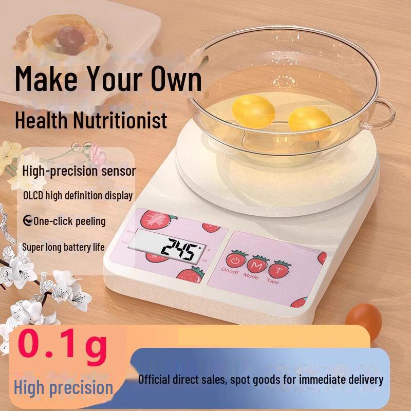 Hochpräzise elektronische Küchenwaage zum Backen, für chinesische Medizin und zum Wiegen von Lebensmitteln