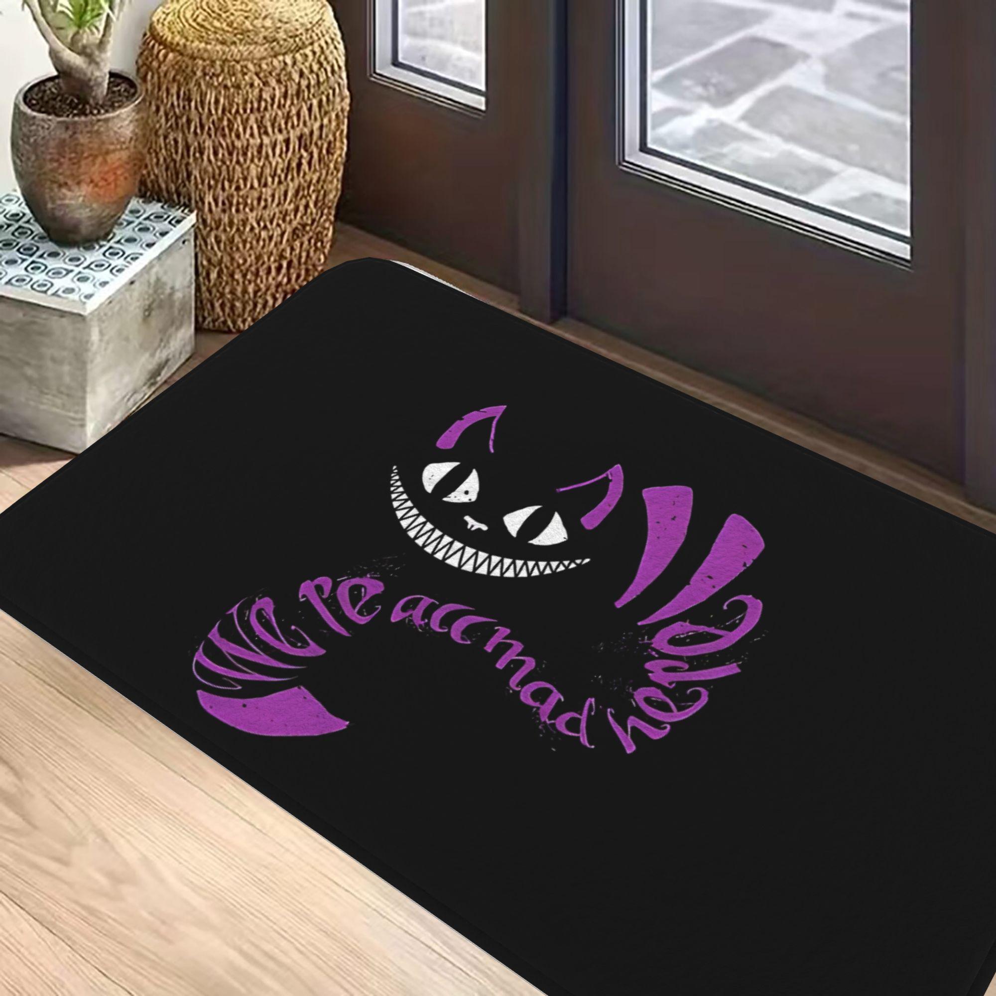 

Classic Mickey Icon Pattern Minimalist Doormat, Timeless Design, Non-Slip Front Entrance Mat for Simple Fan Style 1p40x60x1cm