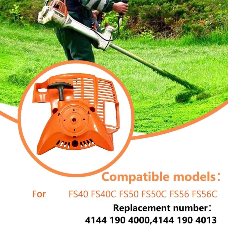 Heavy Duty Chainsaw Starter Weather Resistant ABS Nylon Build Low Fatigue Handle For FS50 FS56 FS40C Woodcutting