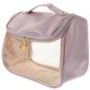 Travel Clear Toiletry Bag Makeup Storage Holder Purple 24X18X12CM Wall-Hanging 1Pack