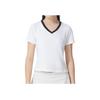 Puma Comfortable Slim Fit V-Neck Short Sleeve T-Shirt Women Tops White 633073-02