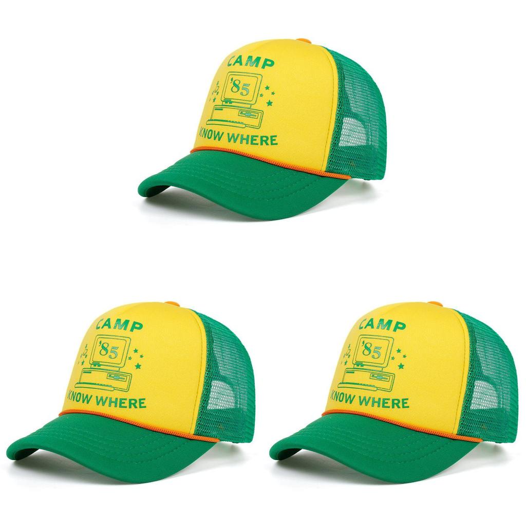 Limitierte Auflage Stranger Things Camp Baseballkappe Lustige Halloween-Neuheit Accessoires