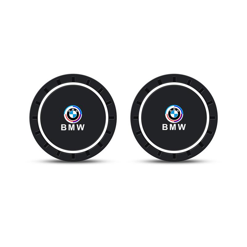 FA72pcs Car Coaster Water Cup Non-Slip Pad Silicone Mat For BMW 50th Anniversary 1 3 5 7 Series M F01 F20 F10 E46 E53 E60 E93 X1 X3
