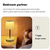 Bedside Room Table Light Wooden Night stand Warm Light Reading Light Bedroom Night Lights Electric Power Home Decor Desk Light