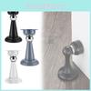 Office Home Magnetic Door Stop Long Silicone Bumper Manual Control Interiors
