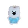 Three Series Cartoon West Highland Terrier Plush Keychain Backpack Ornament