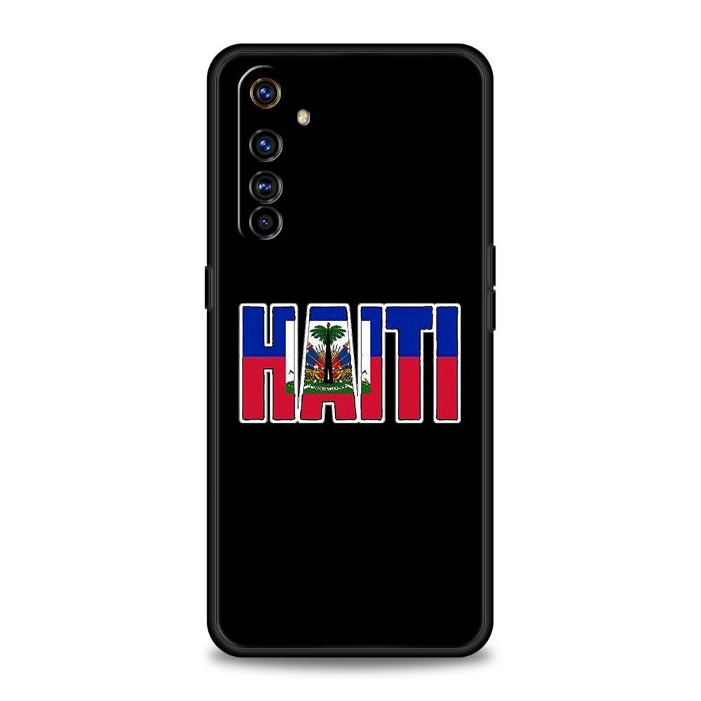 Phone Case For Realme 12 11 10 9 8 5G 7 6 GT5 GT3 GT2 Pro Plus C21 C11 C25 C35 For GT Neo 2 3 3T 5 Cover shipping Haiti Flag