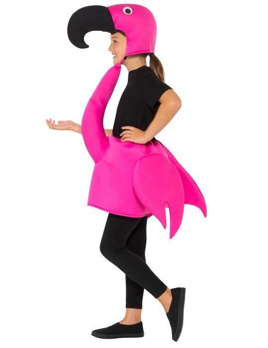 Déguisement Flamenco Rose Enfant - SMIFFY'S - Costume à Capuche Multicolore