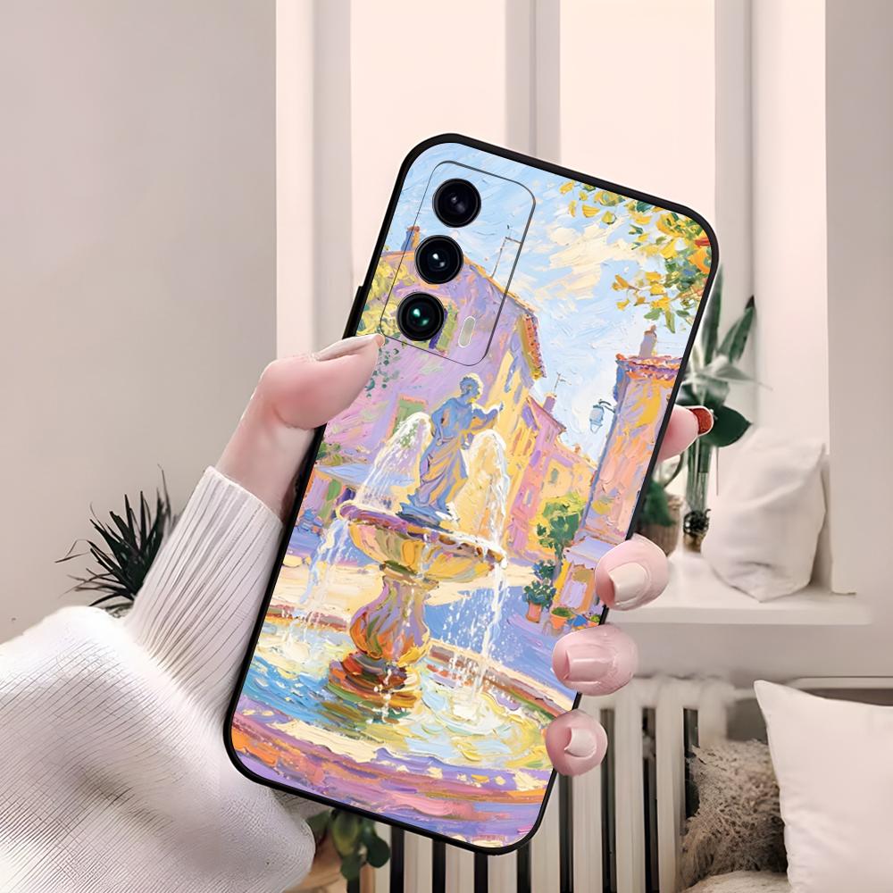

Чехол для телефона с изображением работы Клода М. Моне для Samsung S26 S25 Edge S24 S23 S22 S21 Ultra Plus Fe A55 56 15 4G 5G Galaxy Силиконовый чехол Galaxy S22