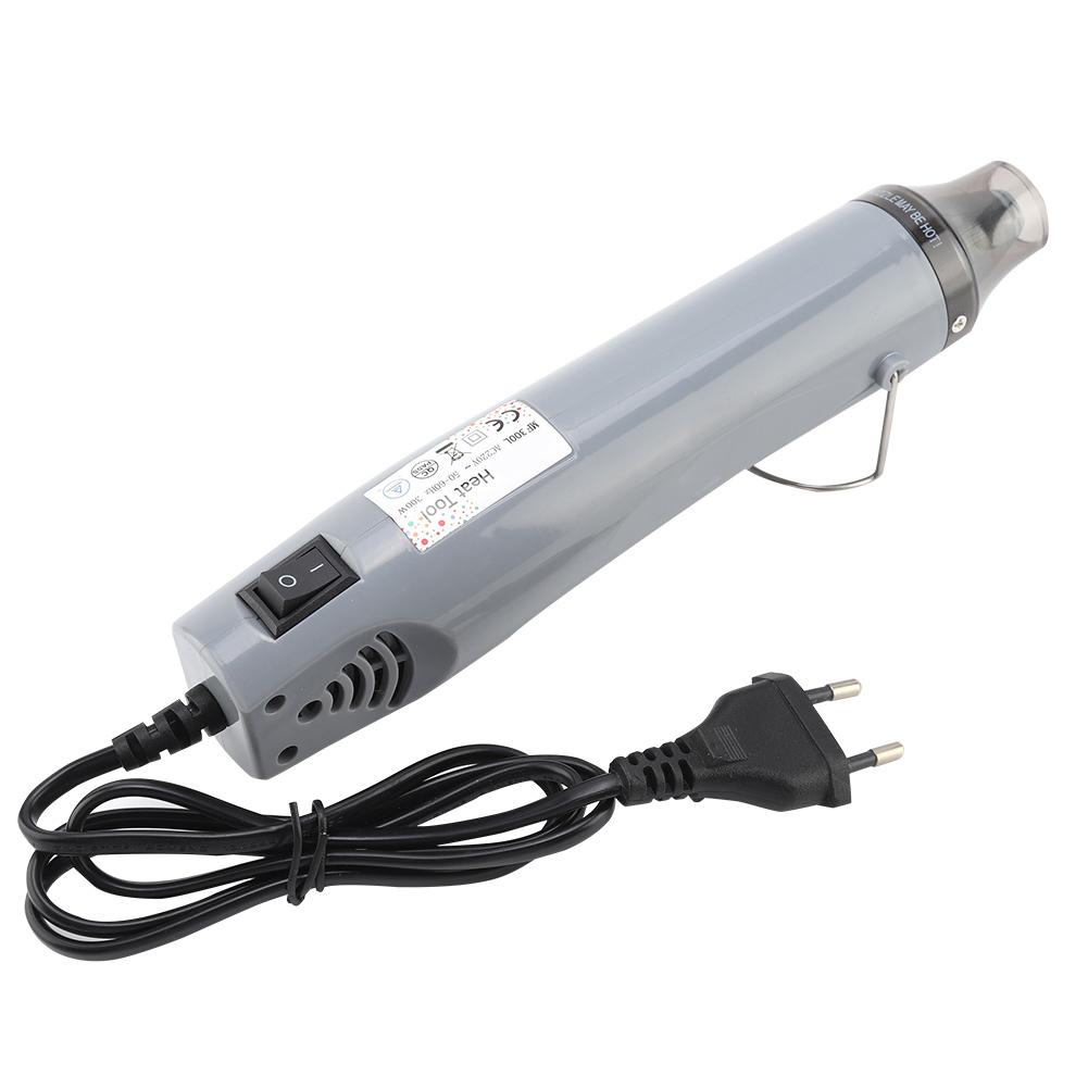 300W Electric Power Tool Hot Air Heat Gun Embossing Multi Purpose Heating (Grey )