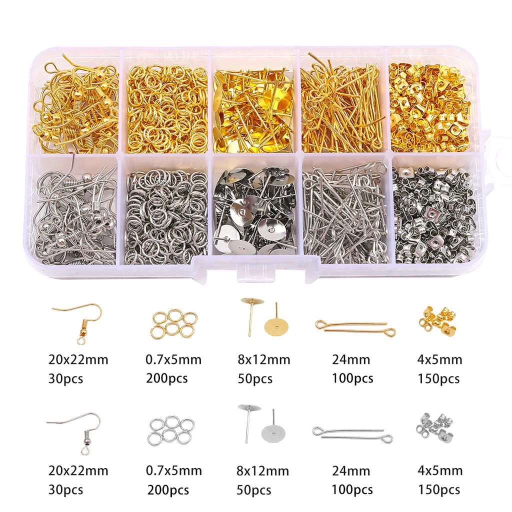 DIY Jewelry Accessories, Earrings, Ear Hooks, Bracelets, Necklaces, Handmade Bead Materials, Tool Sets