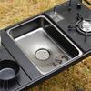 Dishwashing Sink Stainless Steels Wash Basin Picnics Wash Hand Washing Tank Outdoor Camping Kitchen Supply Easy To Use