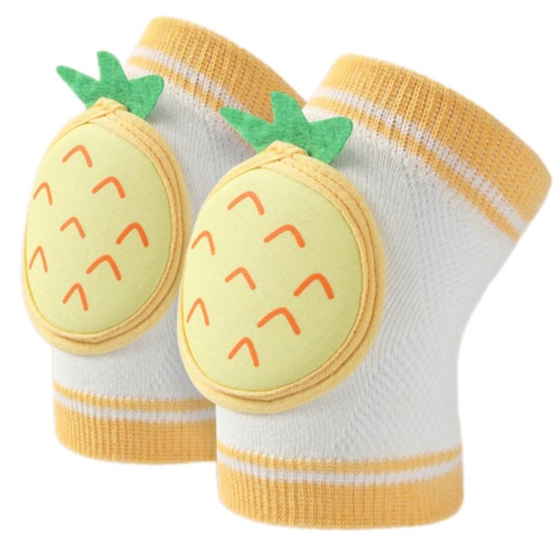 1 Pair User  Friendly Baby Knee Protective Sleeves Kneepads For Indoor Play Crawling Practice And First Step Safety