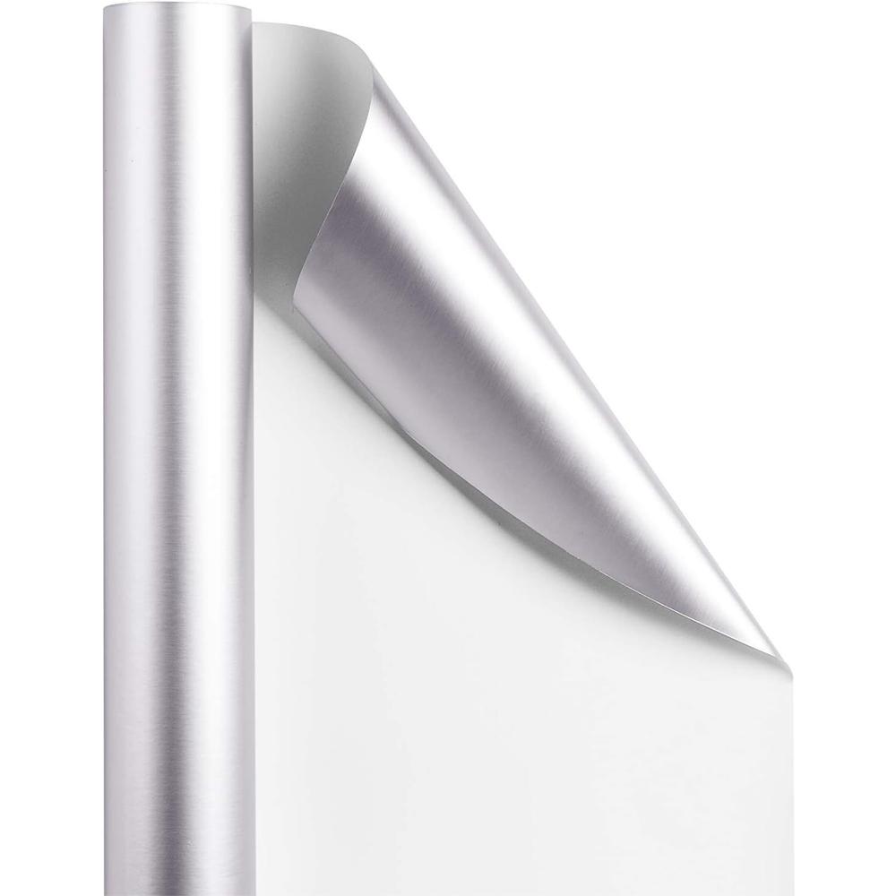 43 X 3 Wrapping Paper Roll Metallic Pure Color Colorful Craft Paper for Christmas Valentines Birthday Holiday Gifts Decor