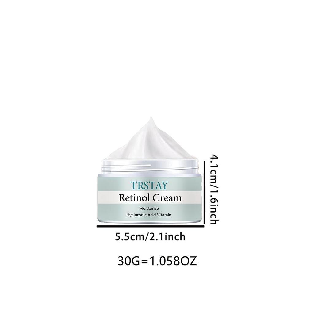 Retinol Hyaluronic Acid Brightening Wrinkle Cream is gentle and non-irritating, smoothing wrinkles and lightening fine lines