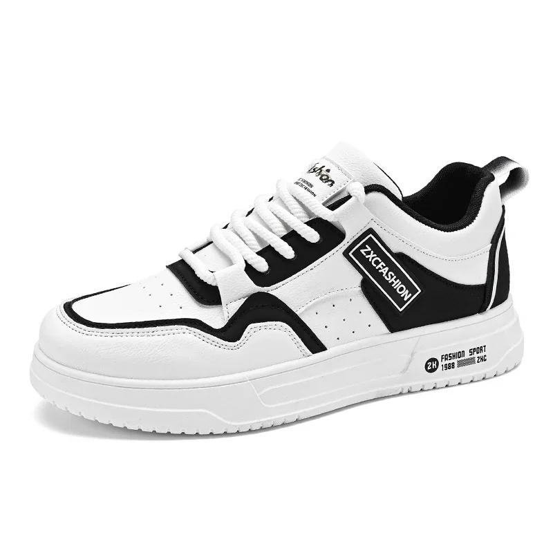 

Новые трендовые мужские кроссовки из вулканизированной кожи, мужские кроссовки 2025 года, мужские кроссовки премиум-класса, мужские предложения, бесплатная доставка, повседневные кроссовки 39 чёрный