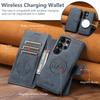SUTENI Q-05 For Samsung Galaxy S25 Ultra Wallet Case 2 In 1 Detachable Leather Flip Phone Cover with Stand