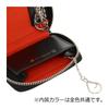 Key Case 3 Rows Genuine Leather 047621 Garbo Key Chain Leather Cowhide Black [Castelbajac] Men's [01]