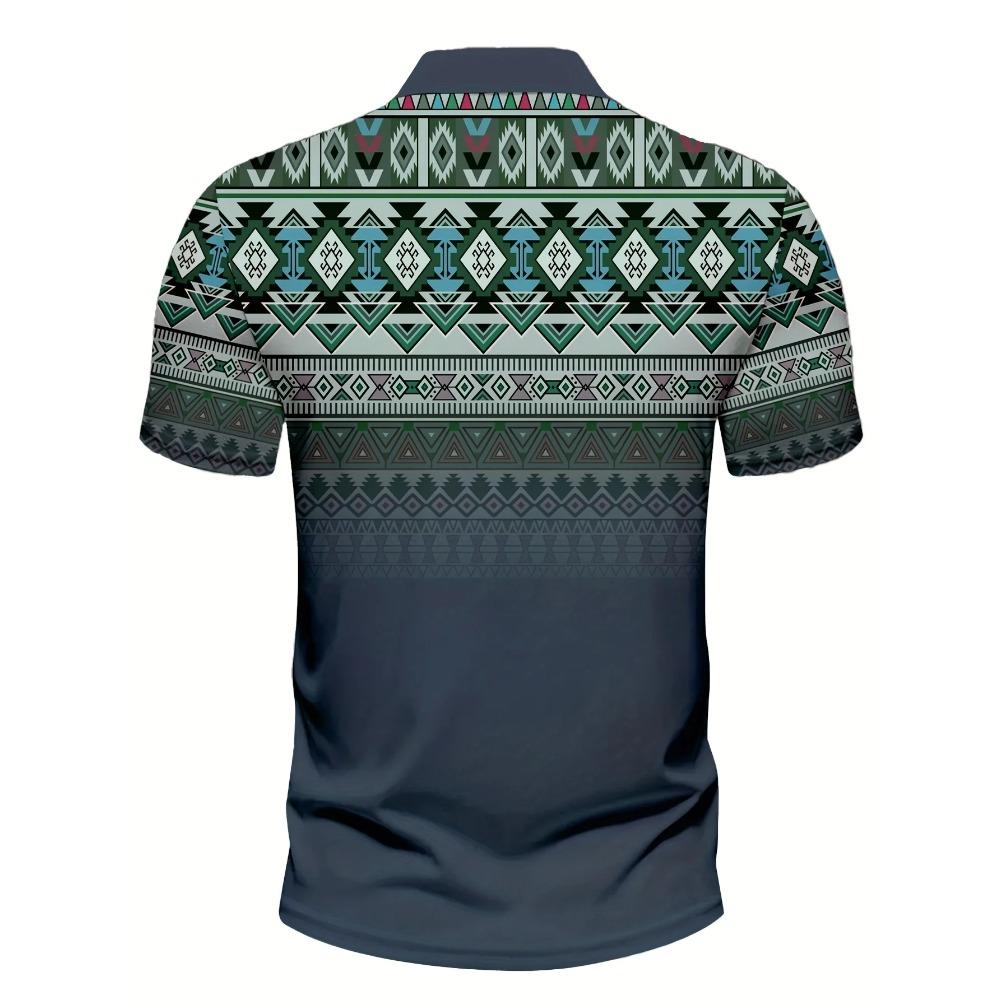 The New Men's Short-sleeved POLO Shirt for Summer 2025 Is Casual Fashionable and Soft with 3D Pattern Printing