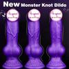 Alien Silicone Dog Penis Anal Plug Masturbation Massage Stick Sex Toy
