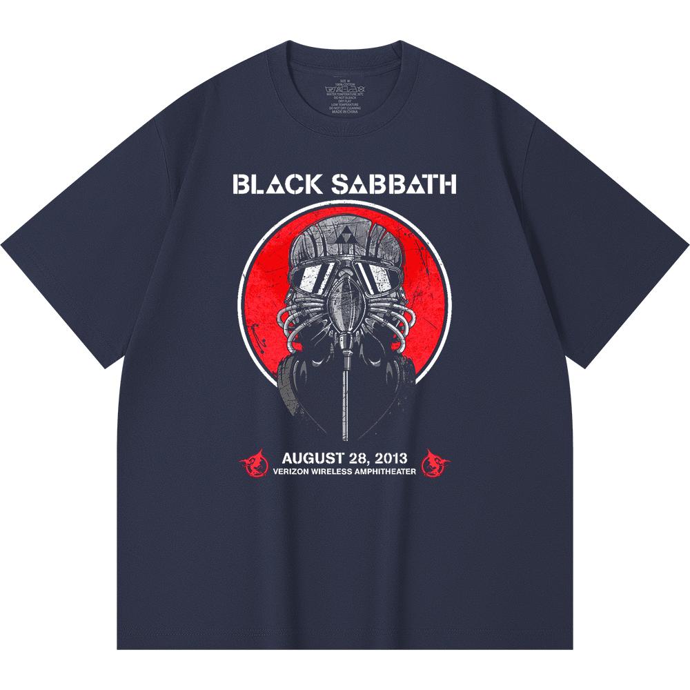 T-shirt Heavy Metal 230 g/m² 100% Bawełna Z Nadrukiem Zespołu Rockowego Popularnej Muzyki Unisex Ciężki Bawełniany T-shirt