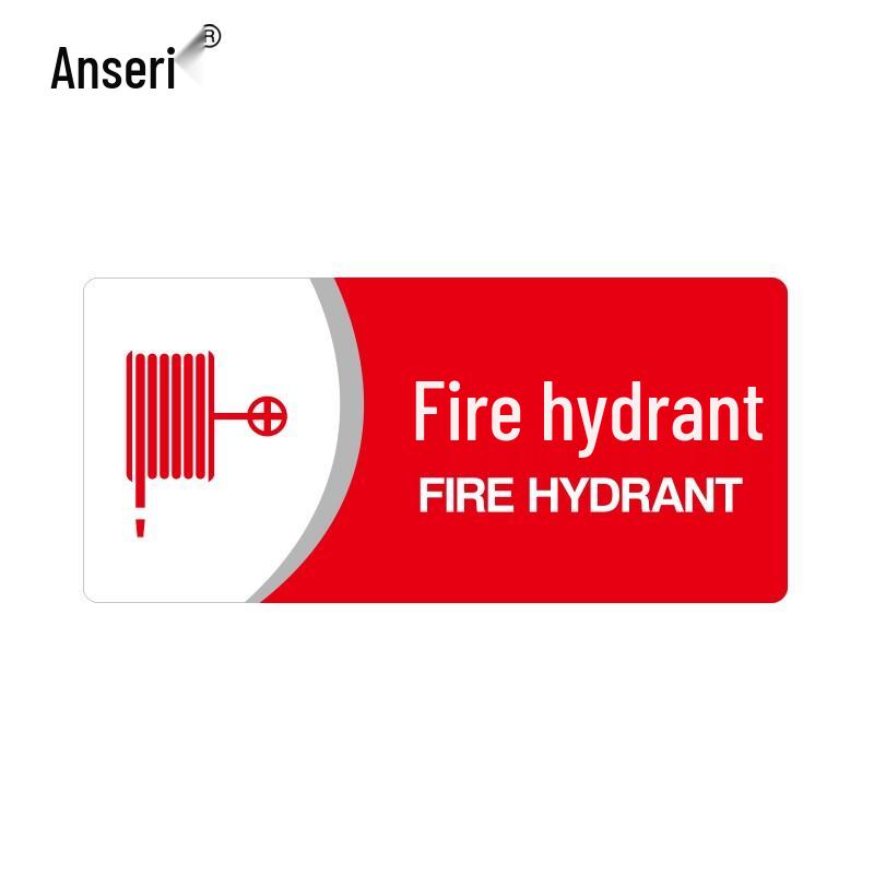 Ancero Acrylic Fire Hydrant Safety Sign