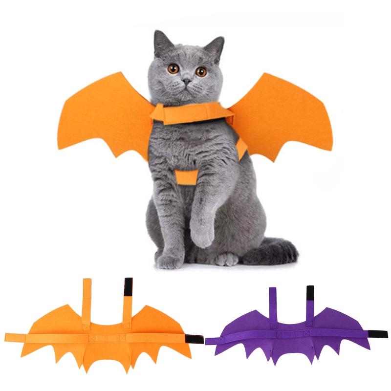 Halloween Costumes for Dogs and Cats Pet Bat Costume Holiday Decoration