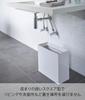 Yamazaki Jitsugyo Trash Can Wide White W36 X D16 X H33cm Tower Trash Can Square 4494 Approx.