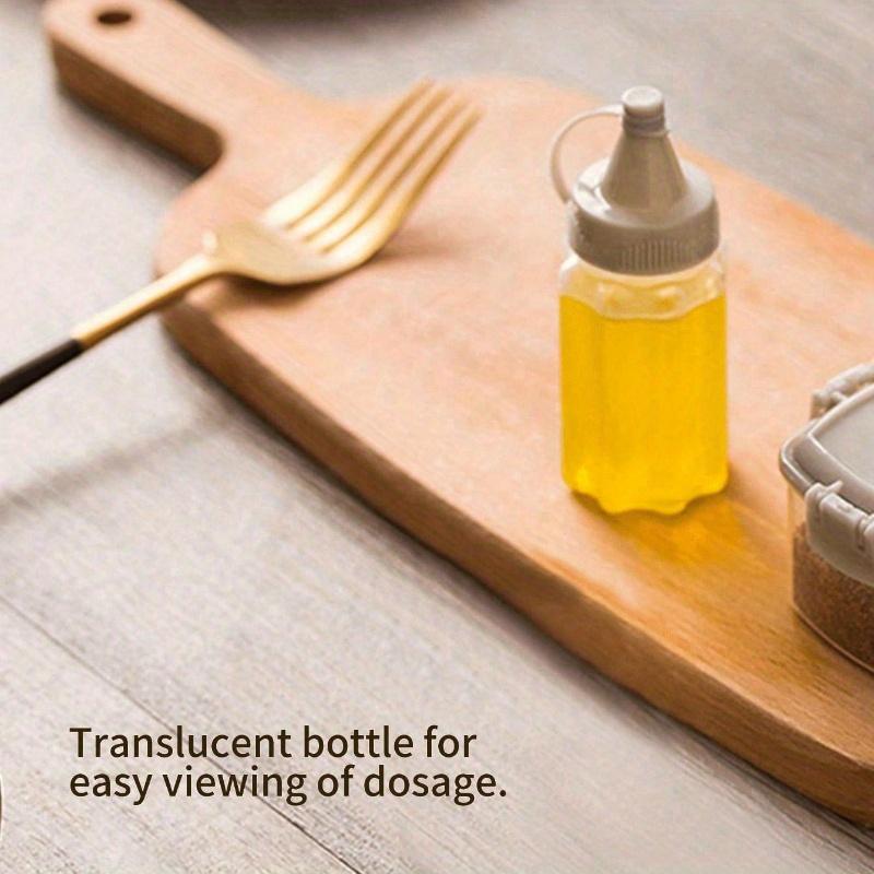 Mini Portable Sauce Bottle, Salad Dressing Tomato Sauce Packaging Bottle, Plastic Seasoning Squeezing Bottle, Seasoning Bottle, Japanese Style