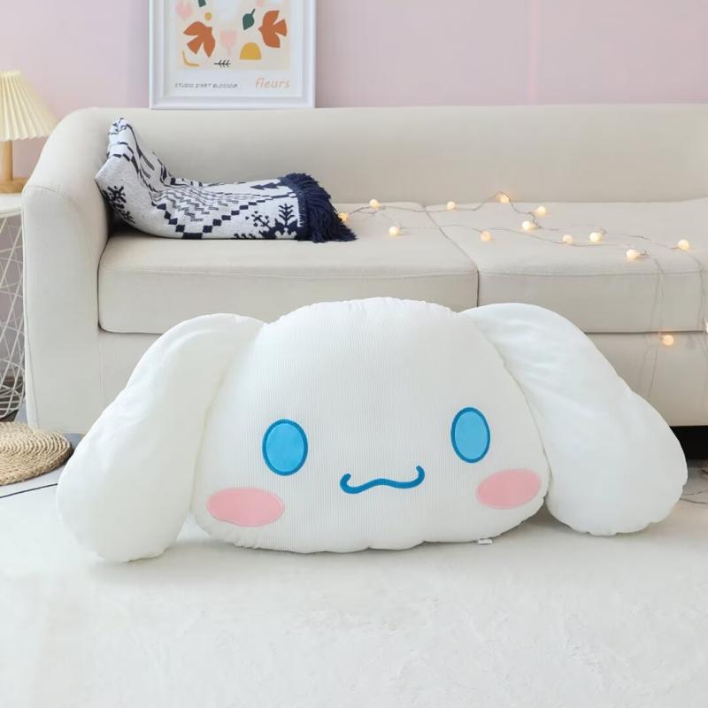 Cute Cinnamoroll & Pompompurin Plush Pillow Headrest for Car/Home