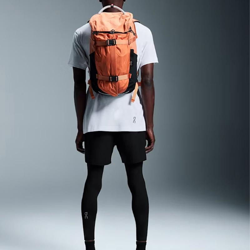 New On Recycled Material Ocean Plastic Backpack Regular Unisex Orange 2UE10161925