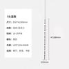 W2557 Staircase Chandelier Novelty LED Aluminium long strip lamp For Hotel Hall Parlor bamboo Light Dining Room combination Lamp