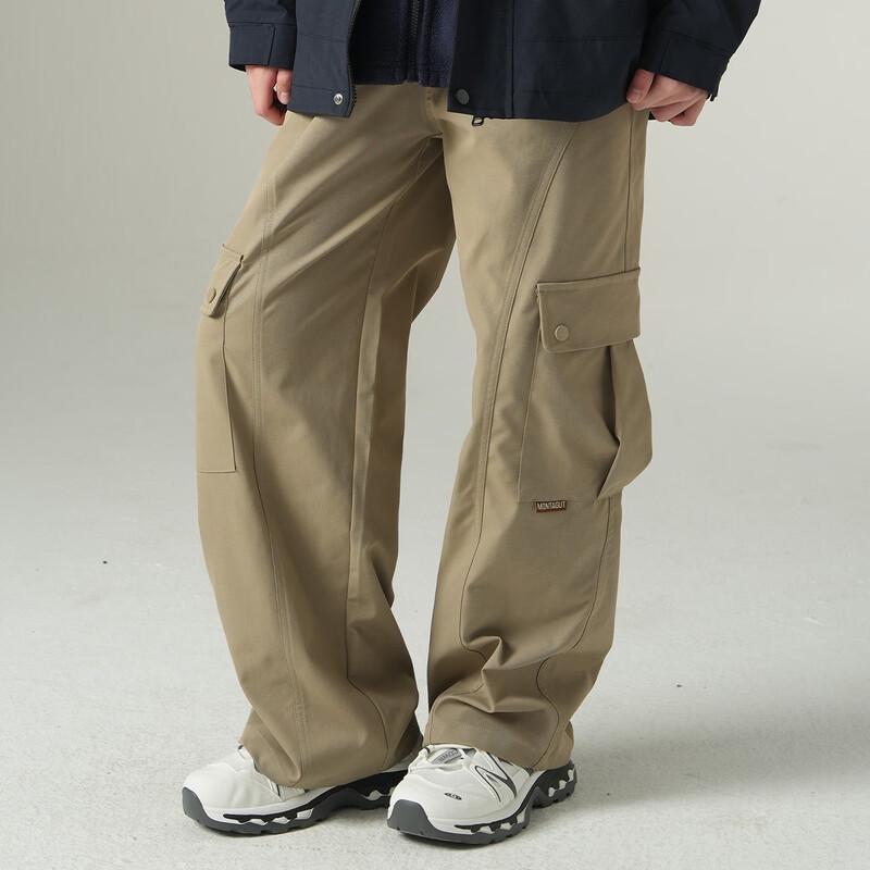 MENGTEJIAO Kids Loose Fit Cargo Pants 120