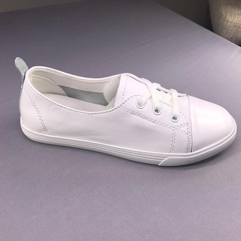 

2026 Lady Classic Leisure and comfortable Fashion Sweet Spring White Shoes 34 белый