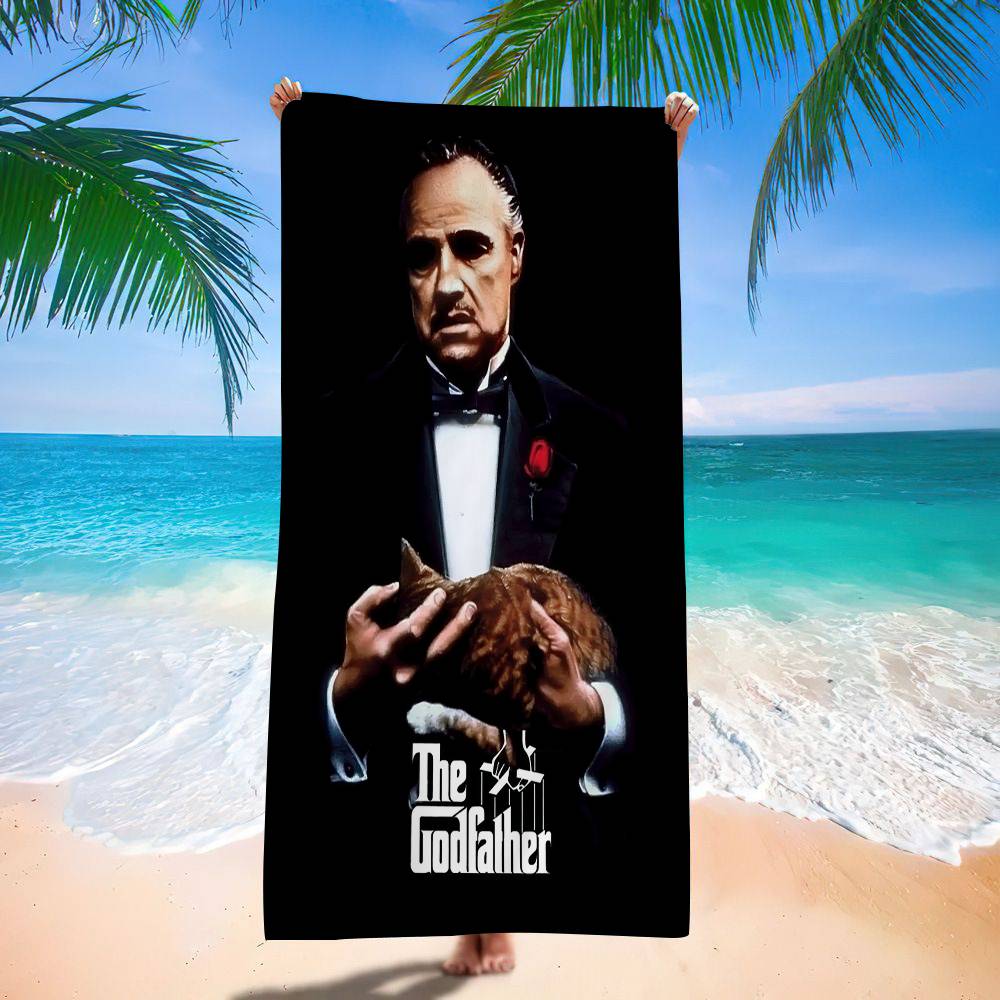 Movie The Godfather Microfiber Beach Towel Absorbent Quick Dry Soft Yoga Swimming Resort Mountain Climbing Towel